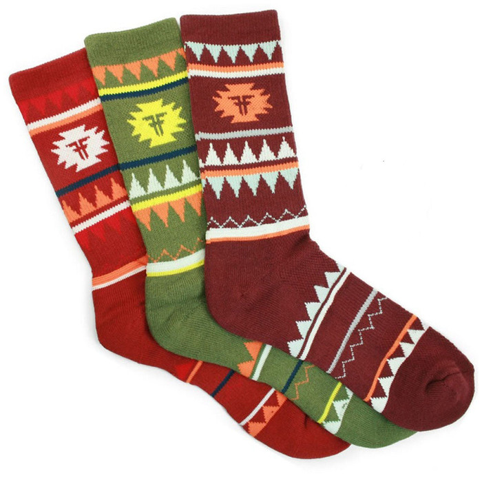 Fallen Aztec - Assorted - Men's Socks (3 Pairs)