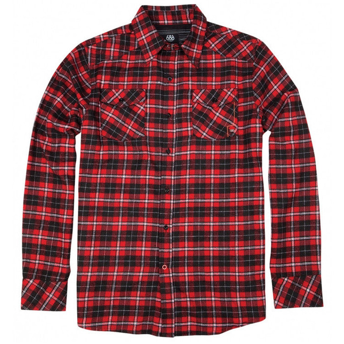 686 Logger Men's Collared Shirt - Red - Small