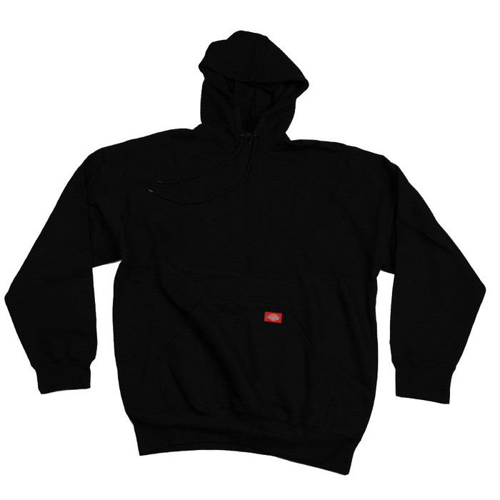 Dickes Raw Hooded Men's Sweatshirt - Black