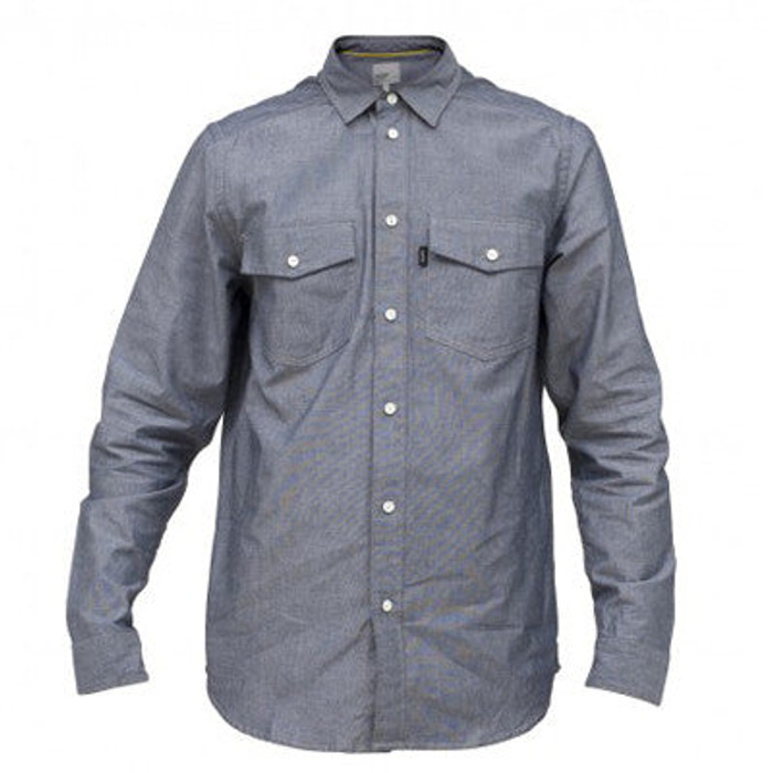 WeSC Udo Men's Collared Shirt - Mechanical Blue - Extra Large