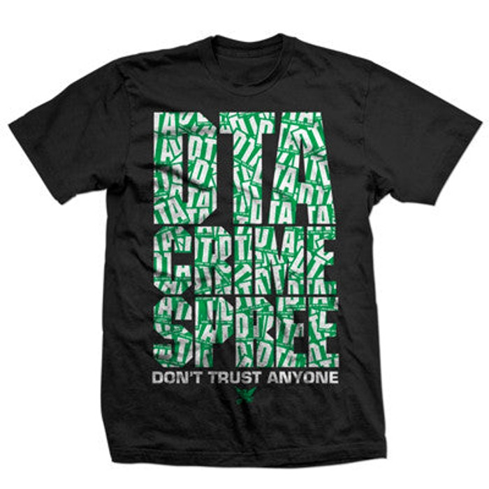 DTA Crime Spree Men's T-Shirt - Black/Green/White