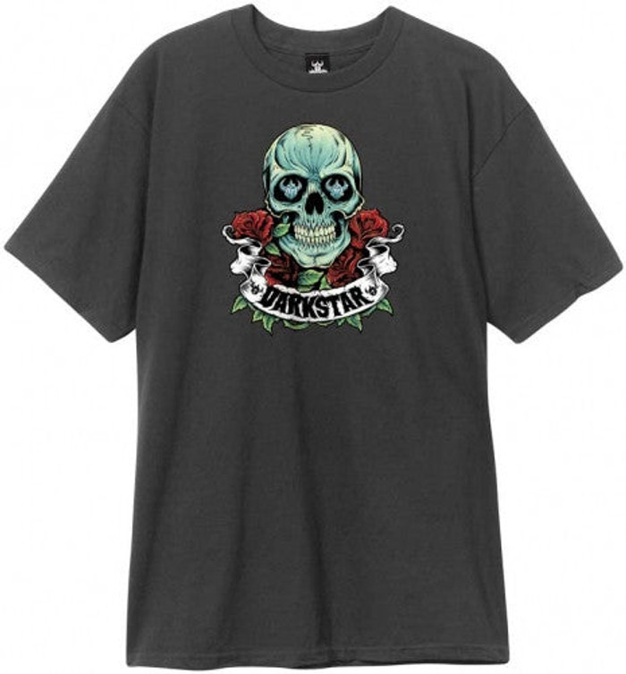 Darkstar Skull Roses S/S - Men's T-Shirt - Black