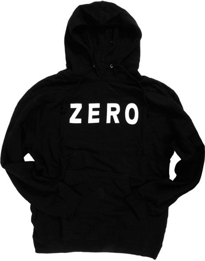 Zero Army Pullover Hood - Black - Sweatshirt