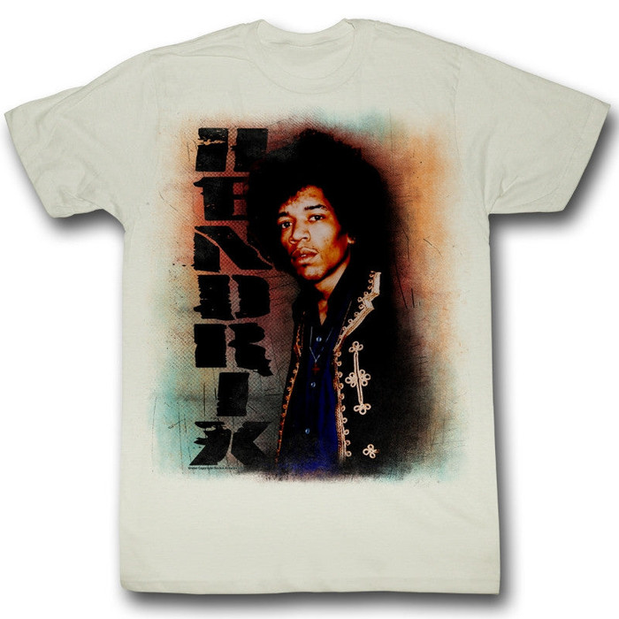 Jimi Hendrix Colorful Jimi T-Shirt - White/Black