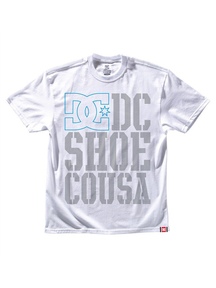 DC Rob Dyrdek USA Light Stacked - White - Men's T-Shirt