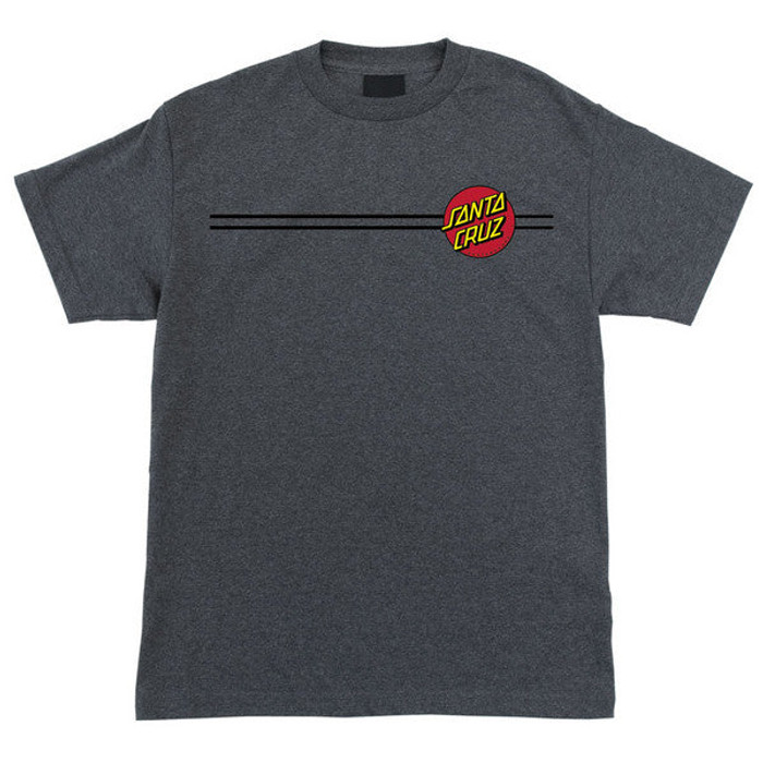 Santa Cruz Classic Dot Regular S/S Men's T-Shirt - Charcoal Heather