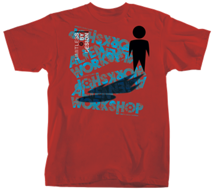 Alien Workshop Solo Shadow Men's T-Shirt - Red - Small