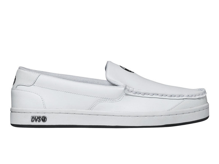 DVS Loma - White Leather 100 - Skateboard Shoes