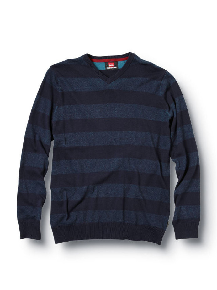 Quiksilver Moss Sweater - Navy - Mens Sweatshirt