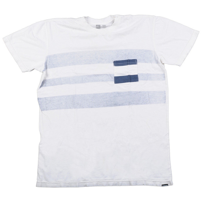 Quiksilver Fallout Pocket Slim Fit Mens T-Shirt - White