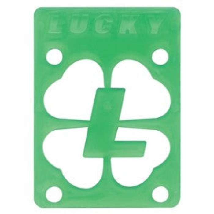 Lucky Skateboard Riser - 1/8 Green (1 PC)