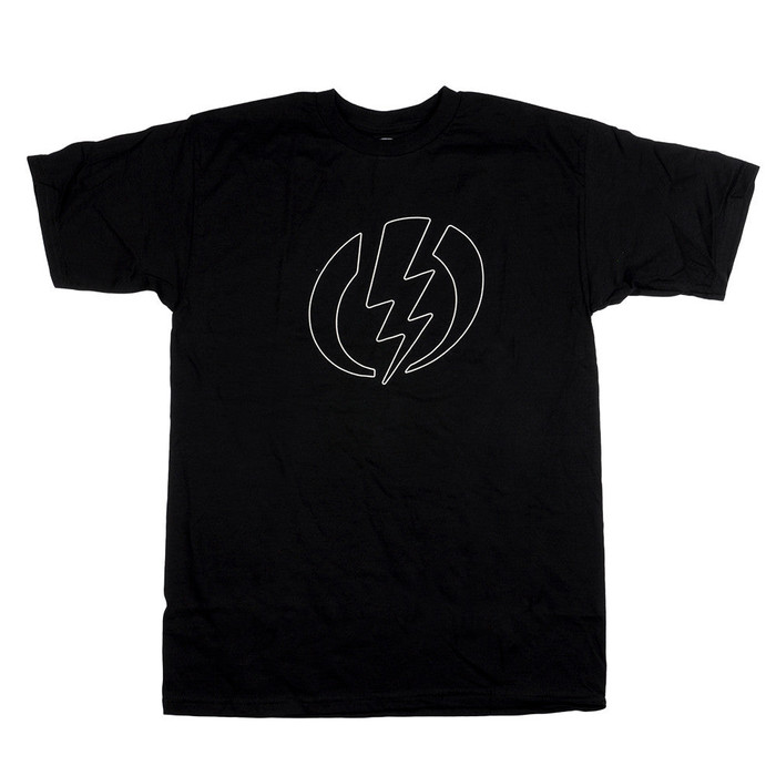 Electric Visual Volt Line - Black - Mens T-Shirt