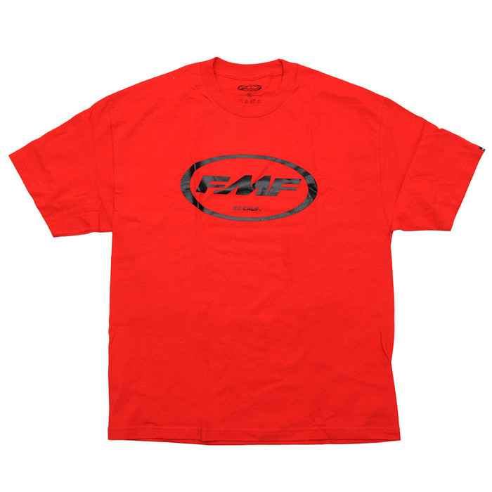 FMF Oil Slick Tee - Red - Mens T-Shirt