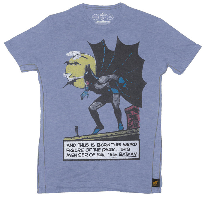 Batman Origin Mens T-Shirt - Blue