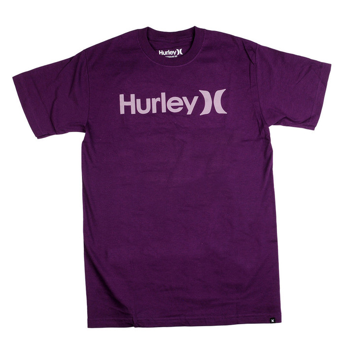 Hurley One & Only Seasonal T-Shirt - Purple - Mens T-Shirt