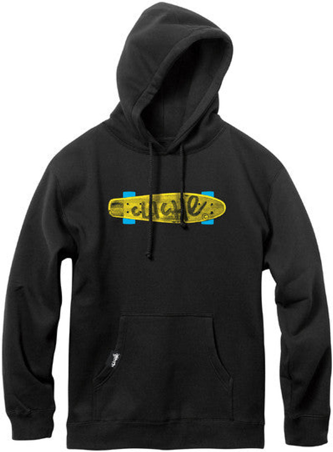 Cliche Trocadero Pullover Hooded Men's Sweatshirt - Black