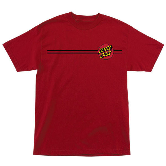 Santa Cruz Classic Dot Regular S/S Men's T-Shirt - Cardinal Red