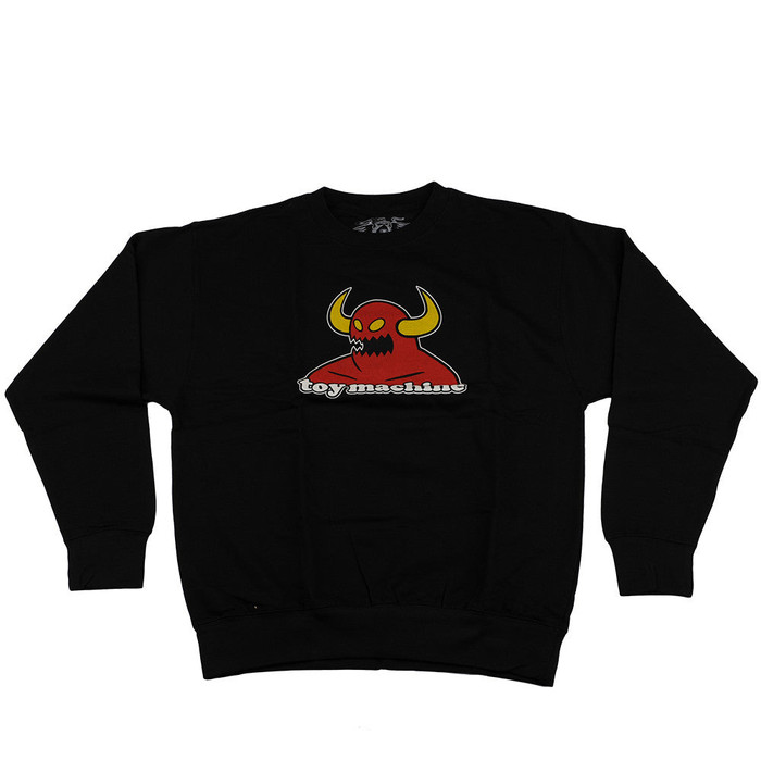 Toy Machine Monster Crew - Black - Men's Sweatshirt