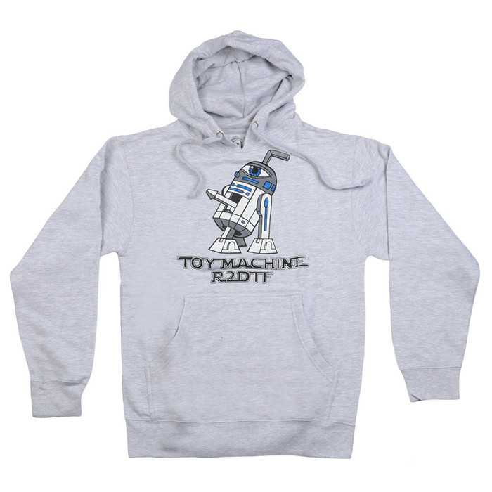 Toy Machine R2DTF Pullover Men's Sweatshirt - Grey Heather
