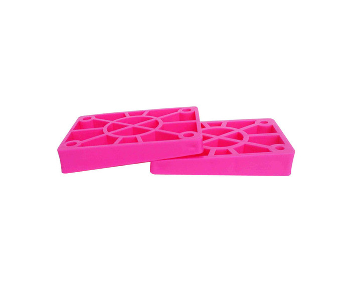 Tracker Pink Wedge Skateboard Riser - Pink (2 PC)