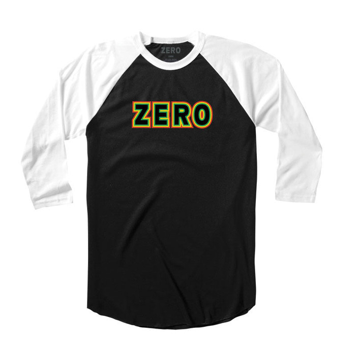 Zero Rasta Bold Jersey - Black/White - Men's T-Shirt