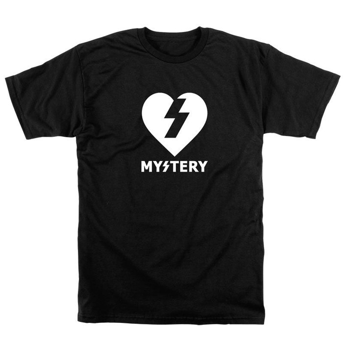 Mystery Heart Premium S/S - Black - Men's T-Shirt