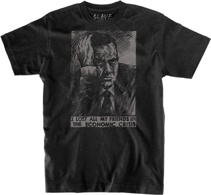 Slave No Friends S/S - Black/Grey - Men's T-Shirt