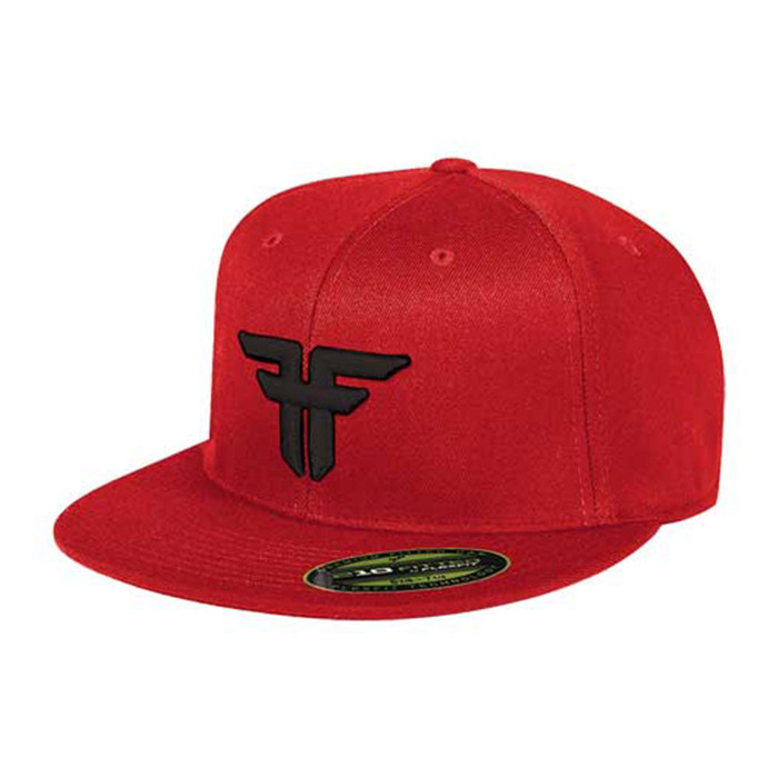 Fallen Trademark 210 Flex Fit - Blood Red/Black - Men's Hat
