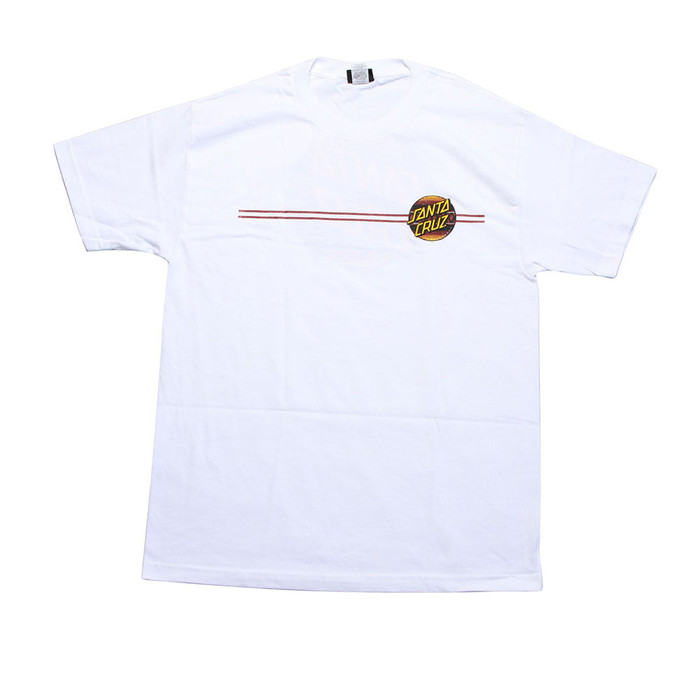 Santa Cruz Serape Dot Regular S/S - White - Men's T-Shirt
