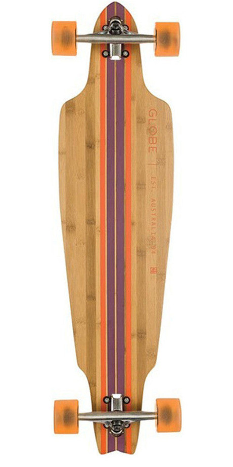 Globe Spearpoint Complete Skateboard - 40.0in - Red/Bamboo