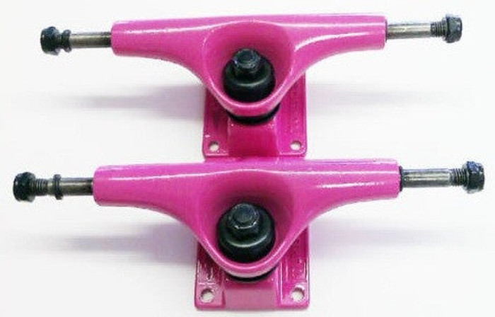 Rock On Skateboard Trucks - 5.0 - Pink/Pink (Set of 2)