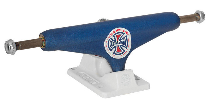 Independent 139 Stage 11 Reynolds II LTD Hollow Standard Skateboard Trucks - Blue/White - 137mm (Set of 2)