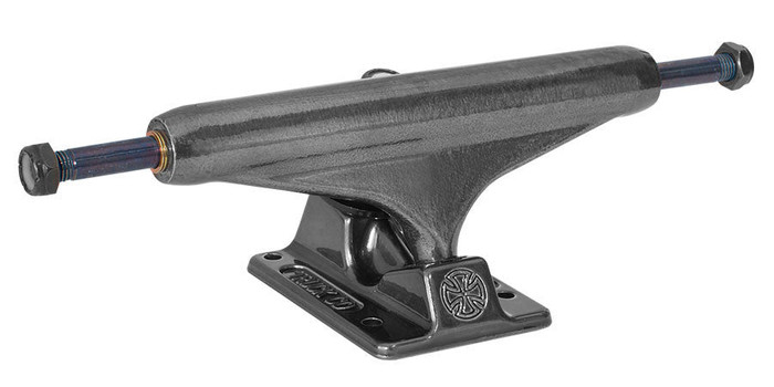 Independent 159 Stage 11 Forged Titanium Standard Skateboard Trucks - Black/Black - 156mm (Set of 2)