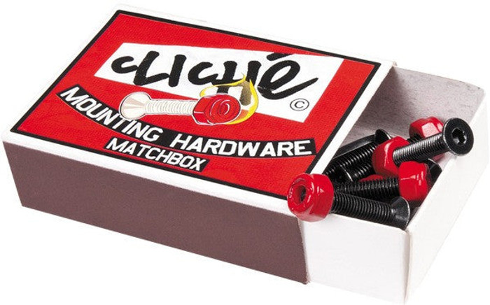 Cliche Matchbox Allen Skateboard Mounting Hardware - 7/8" - Black