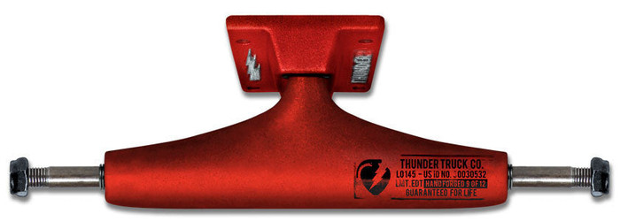 Thunder Factory Dips Low Skateboard Trucks - 145mm - Red/Red (Set of 2)