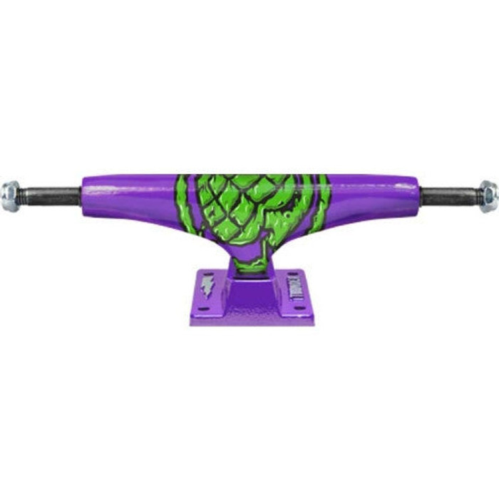 Thunder Purple Fallout High Skateboard Trucks - 145mm - Purple/Purple (Set of 2)