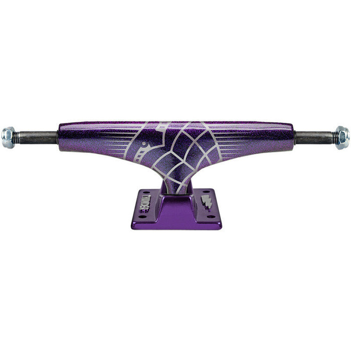 Thunder Space Dust Hollow Lights High Skateboard Trucks - 147mm - Purple/Purple (Set of 2)