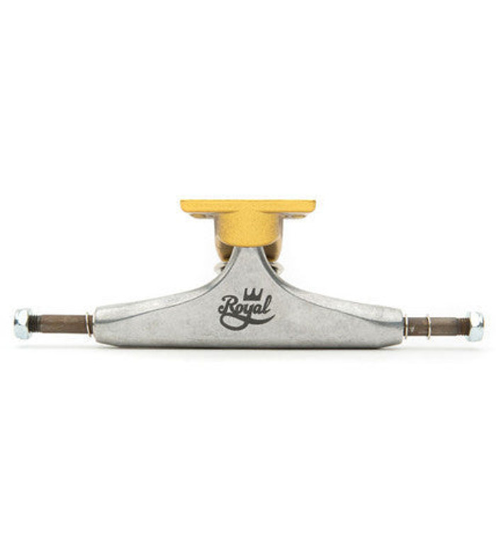 Royal IV Low Skateboard Trucks - 5.25 - Raw/Gold (Set of 2)