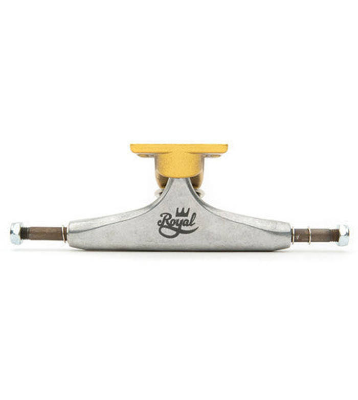 Royal IV Low Skateboard Trucks - 5.0 - Raw/Gold (Set of 2)