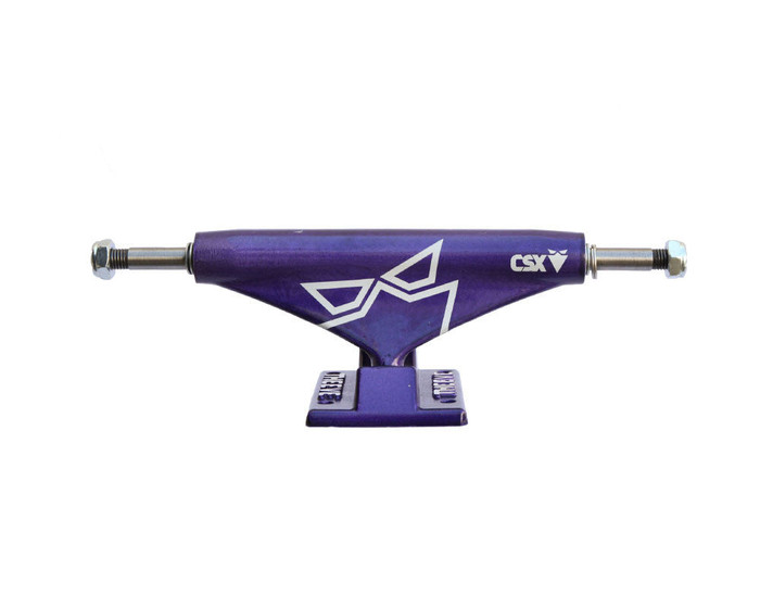 Theeve CSX Crop Purple Grimace (V3) - Purple/Purple - 5.25in - Skateboard Trucks (Set of 2)