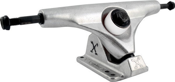 X-Caliber XTR Reverse Kingpin Skateboard Trucks - 180mm - Silver/Silver (Set of 2)