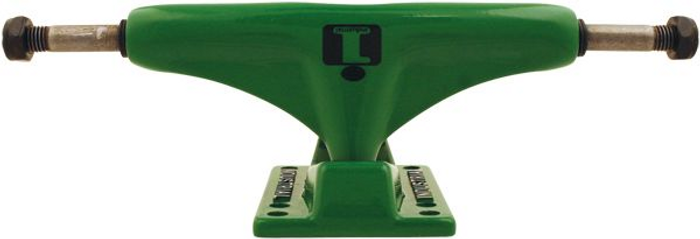 Industrial Skateboard Trucks - 5.0 - Green/Green (Set of 2)