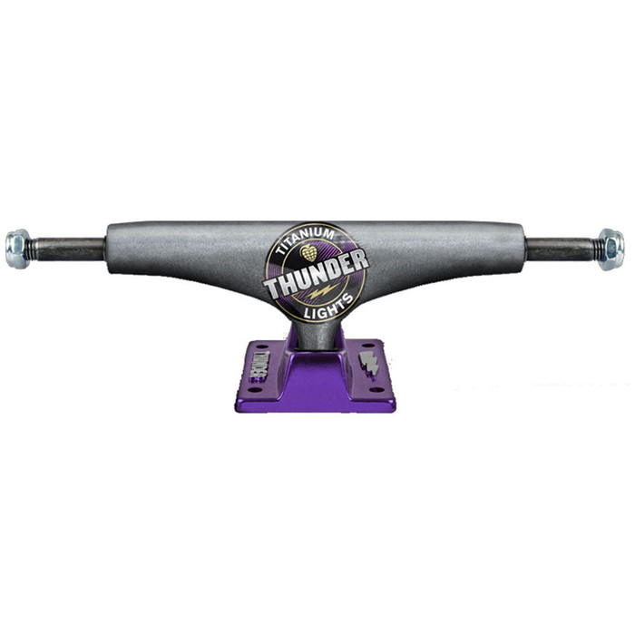 Thunder Gun Metal Titanium Light High Skateboard Trucks - 149mm - Grey (Set of 2)