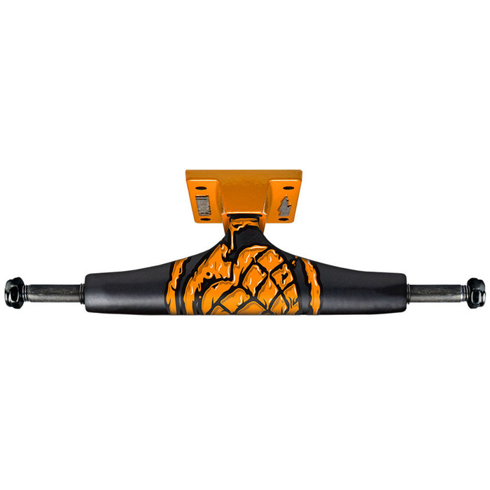 Thunder City Toxin High Skateboard Trucks - 147mm - Black/Orange (Set of 2)