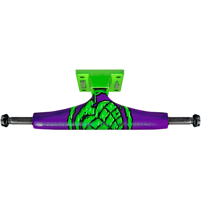 Thunder Neuro Toxin High Skateboard Trucks - 145mm - Purple/Green (Set of 2)