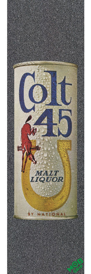 Mob PBC Colt 45 Vintage Can Skateboard Griptape - 9in x 33in (1 Sheet)