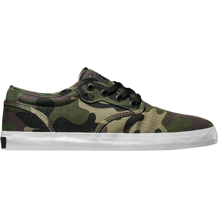 Globe Motley Skateboard Shoes - Green Camo