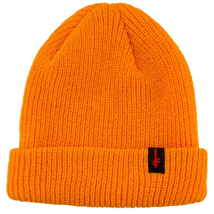 Deathwish Gang Logo Cuff Men's Beanie- Orange