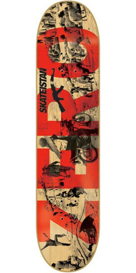 Zero Skateistan Army Skateboard Deck - Assorted - 8.0