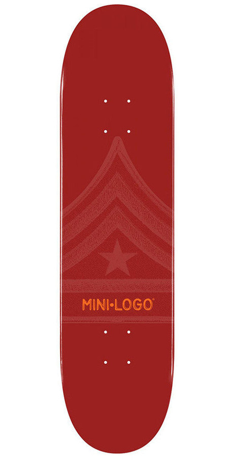 Mini Logo Skateboard Deck - 7.75 - Maroon Quartermaster